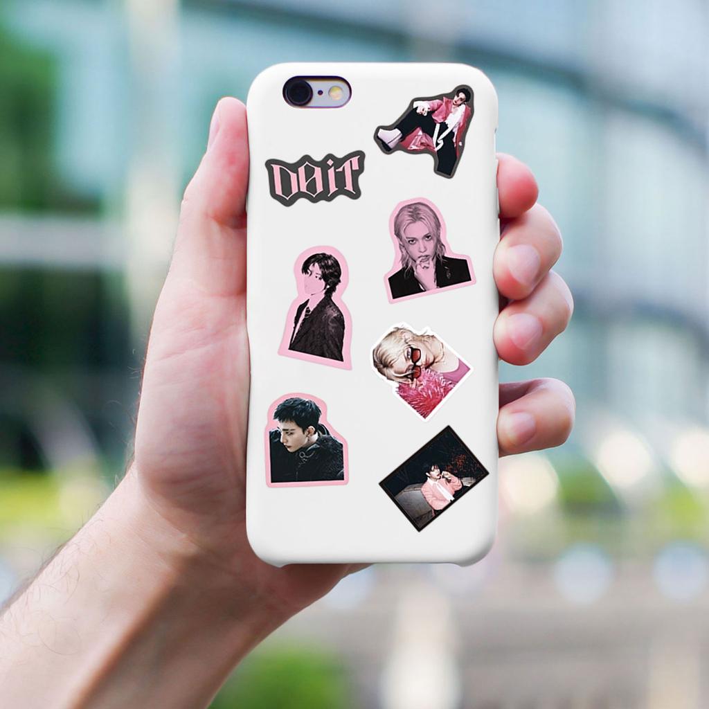 50 Pieces Of Stray Kids DO IT New Album Mixed Notebook Stickers, Cup Decoration Peripheral Stickers