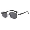 2024 Men's Trendy Square Frameless Sunglasses with UV Protection