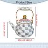 Classic Design Enamelled Ceramic Teapot, Ideal for Restaurants, Kitchens, Parties And Homes.
