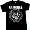 Ramones Distressed Punk Rock Shirt Band Graphic Tee Men’s Black T-Shirt