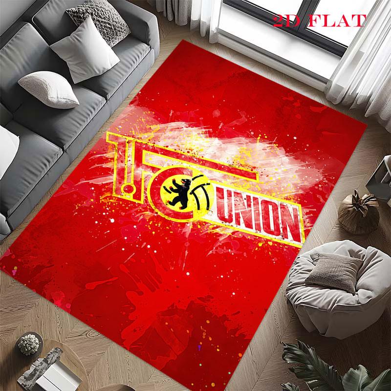 Union Spirit Teppich für Wohnzimmer Schlafzimmer Zuhause Sofadekoration, Rutschfeste Bodenmatte für Kinder zum Spielen