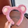 2pcs/set Strawberry Face Wash Hair Bands Hair Bands for Girls Basic Utility Makeup Applying Mask Headband Hair Ties