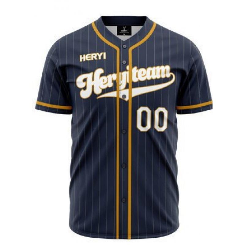 Amerikanisches Retro-Alphabet High Street Trendiges Baseball-Trikot Modisches Schnelltrocknendes Atmungsaktives 3D-Digitaldruck Kurzärmeliges Oberteil