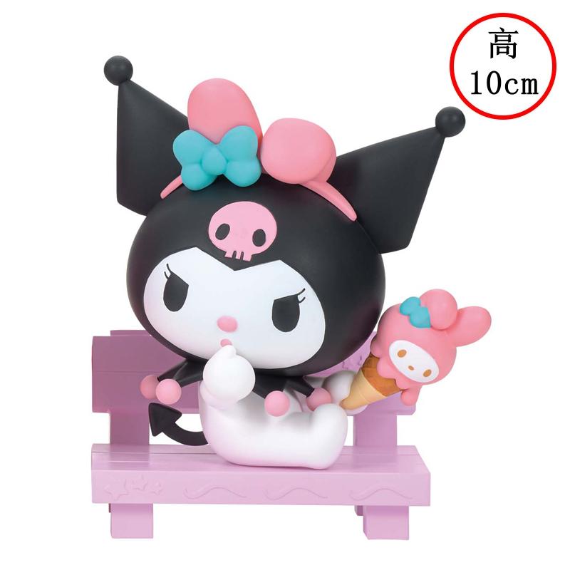 Genuine My Melody Kuromi Sofvimates Anime Collectible Model Cartoon Action Figurine Gift Toy