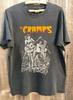 חולצת טי וינטג' פחם של להקת הרוק The Cramps, חולצת טי קלאסית יוניסקס מידות S-3XL