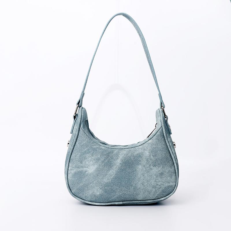 Vintage Casual Cute White Star Shoulder Underarm Tote Bag Ladies Sling Bags Leather Zip Purses Handbags For Women