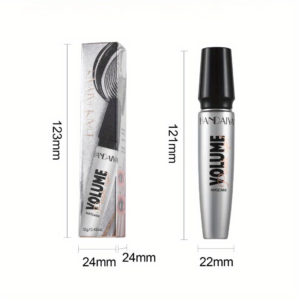 Zwarte mascara Volume en krul zonder vlekken Langdurig waterbestendig en zweetbestendig Zachte borstel Eenvoudig te gebruiken Mascara met volledig effect