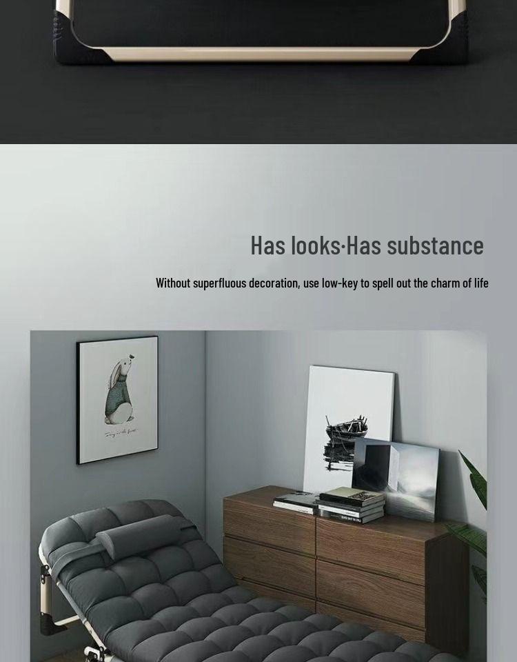 Portable Folding Recliner Bed for Office, Home, or Camping