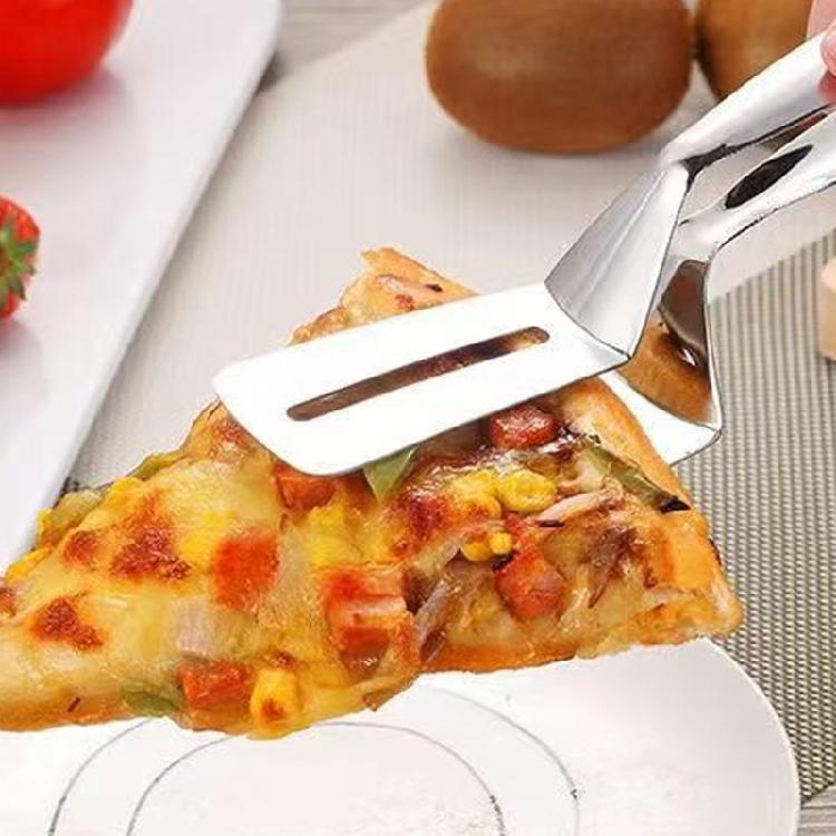 Stainless Steel Meat Turner Comfortable Grip Nonslip Spatula with Extended Handle Barbecue Accessory