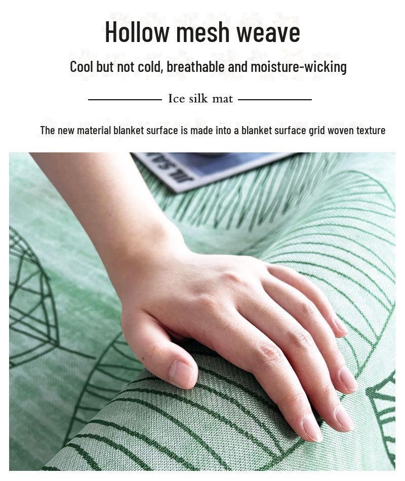 Oddychający dywan z lodowego jedwabiu: Nowoczesny dywan do salonu/sypialni, pochłaniający pot i stylowy na sofy i stoliki kawowe