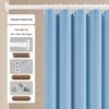 Yipan Magnetic Shower Curtain Set
