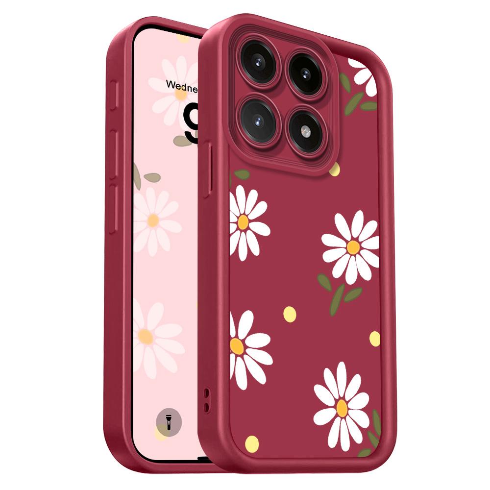 

Falling Daisies Phone Case For Xiaomi 15T 14T 13T Pro 17 15 14 13 12 Lite Ultra Pro Max 5G Staircase Soft Cover Xiaomi 14T
