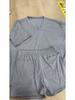 Women's Summer Fashion V-Neck Pajama Set - Casual, Loose, Solid Color