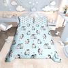 Homewish Ocean Penguin Duvet Cover SetSea Animal For Teens Bedding SetMarine Wildlife Decor
