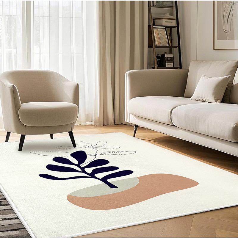 Living Room Carpet Bedroom Coffee Table Carpet Easy To Maintain Dirt Resistant Bedside Carpet 40x60cm