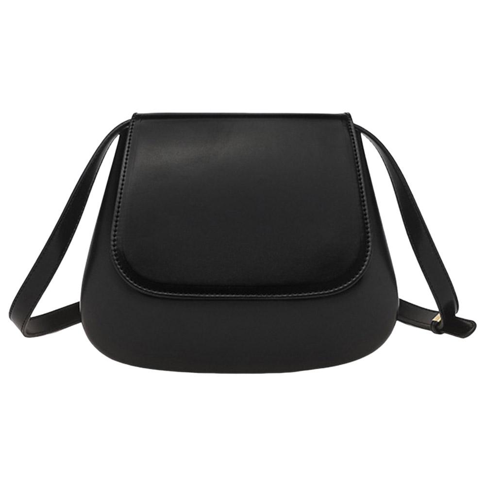 

Women PU Crossbody Bag School Messenger Bag with Adjustable Shoulder Strap Work Satchel Bag for Daily Office Use Solid Color Bag