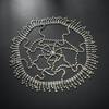 1Pcs Women Hair Accessories Vintage Hollow Mesh Tassel Cap Headpiece Bohemian Rhinestone Head Chain Hat Dance Perform Jewelry