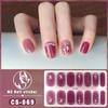 CS Waterproof No-Cure Gel Nail Wraps, Full Cover Spring & Summer Blend & Contrast Color Nail Stickers, Nail Patch Films