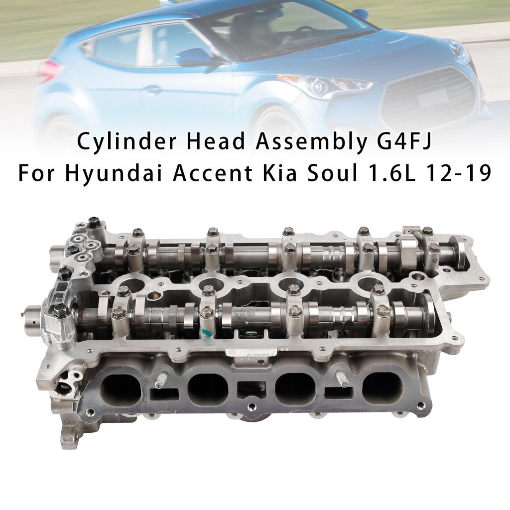 Cylinder Head Assembly G4FJ For Hyundai Accent Kia Soul 1.6L 12-19