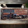 1PC Custom Name Rustic Motorcycle Americana Mouse pad, keyboard and mouse desk pad, for computer notebook  Birthday Gift For Any Room Or Office