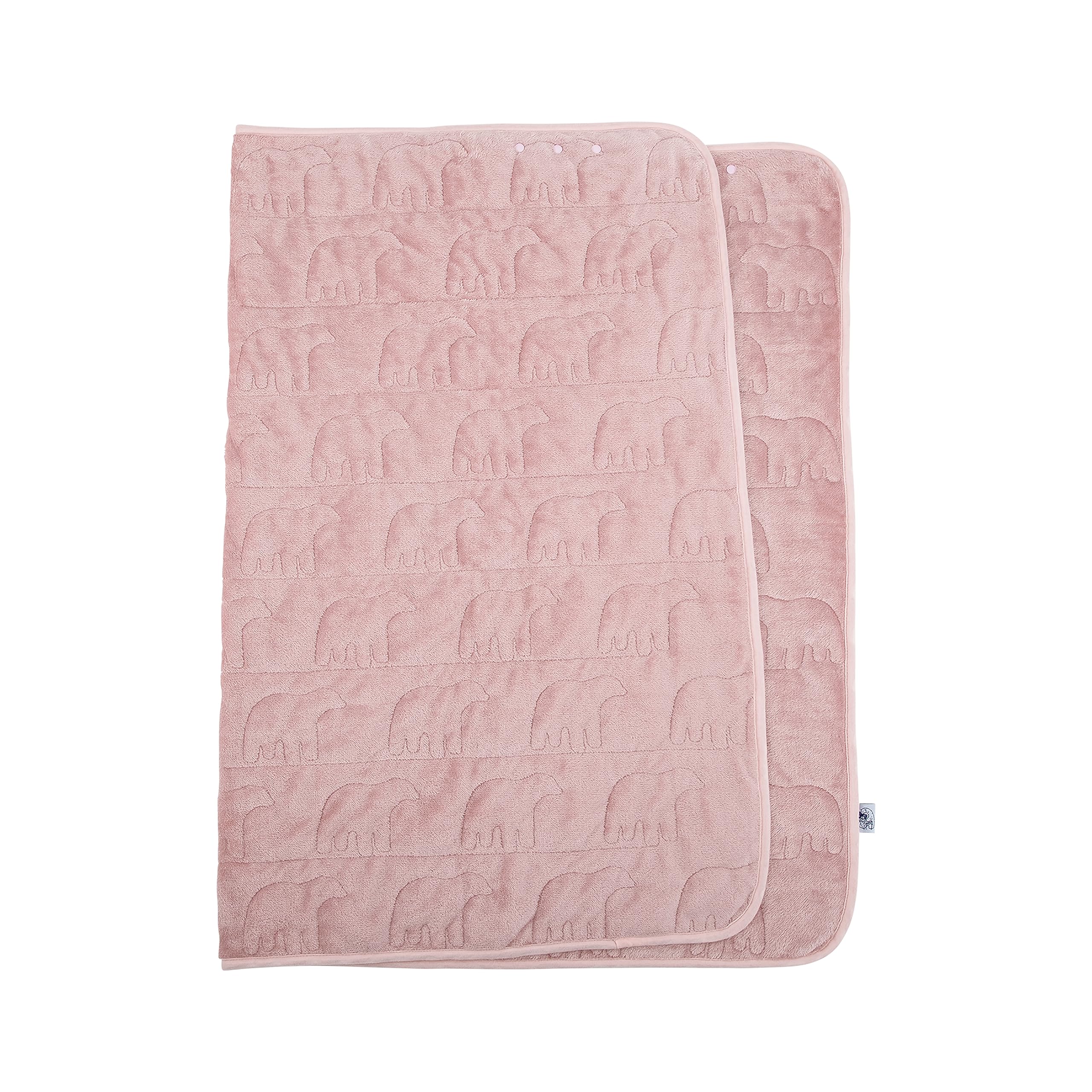 

Livheart 2-Way Big Blanket, Polar Bear Feel, Pink (Total Length: Approx. 140cm), Quilted, Cold Weather, 14126-21