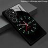 2D Matrix Clock Pattern Mobile Phone Case for Samsung S26 S25 S24 S23 S22 S21 S20 A56 A36 A16 - Glass Protective Cover