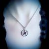 Charm Gotisch Silberfarbe Geometrisch Fünfzackiger Stern Runen Anhänger Halskette für Damen Herren Halloween Party Halskette Schmuck