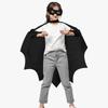 Black Cloak Bat Wing Cape Trick or Treat Bat Cosplay Costume Children's Party Costume  Stage Wear