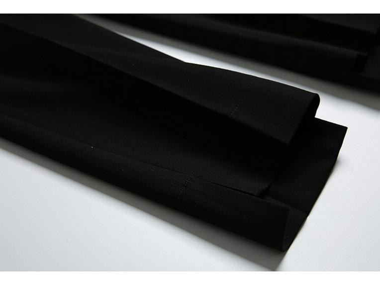 Women's Off-White High-Waist Slim Cigarette Pants - Light, Straight, Casual Spring Style