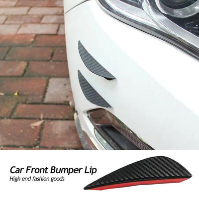 4 stuks/set Universele Voorbumper Lip Decoratie Diffuser Splitter Vinnen Body Spoiler Canards Valence Kin Auto Tuning Canard