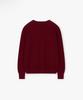 Peullojeulum Waffle Cotton V Neck Burgundy