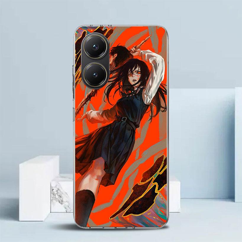 C-Chainsaw Mans Yoru War Devil Phone Case For Xiaomi Poco F7 Ultra X5 X6 X7 Pro M7 Redmi 15C 15 13C 13 12C 12 10C 10 10A 9 9C 9A