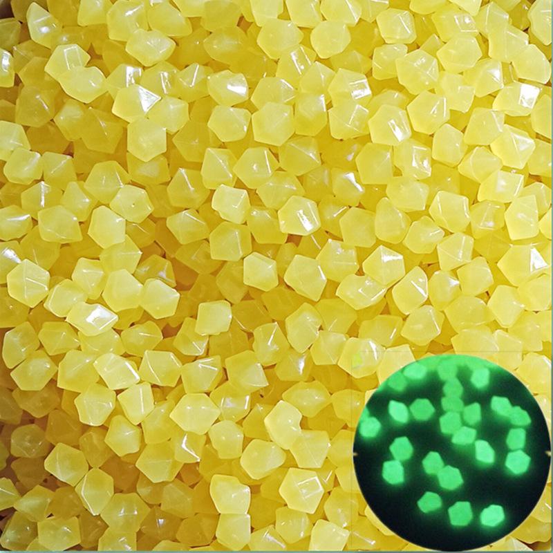 0,5 g Mini Diamant Resin Fluorescerande Stenar: Självlysande för mikrolandskap & akvarier, Arkeologisk leksak för barn