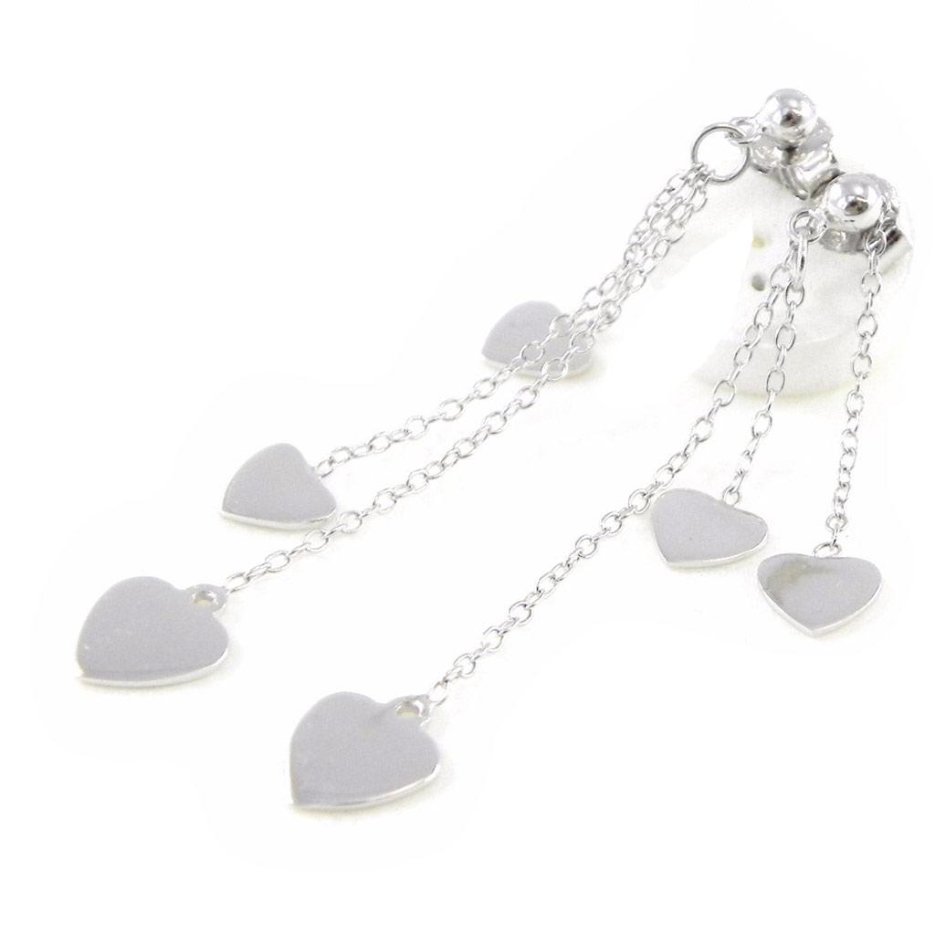 Les Trésors De Lily [F6918] - Silver Earrings 'Love Choreography'