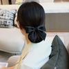 Nurse Hotel Hair Clip Headwear Korean Bun Snood Hairgrips Cover Net Bow Spring Clip Ponytail Clip