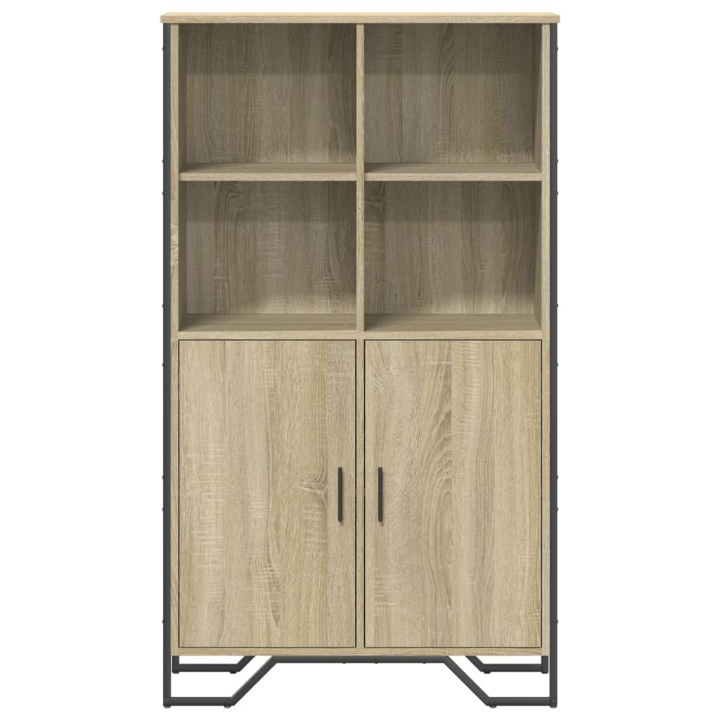Vidaxl Wysoka Szafka, Dąb Sonoma, 79,5X35,5X137,5 Cm