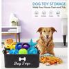 Felt pet toy box dog toy box storage basket box  perfect for organizing pets
