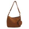 Light Corduroy Tote Bag For Students Large Capacity Casual Shoulder Purse