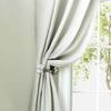 Curtain Tieback Hooks Drapery Holdbacks Crystal Ball Curtain Hookback Wall Mount Metal Curtain Holdback (Bronze 2pcs)