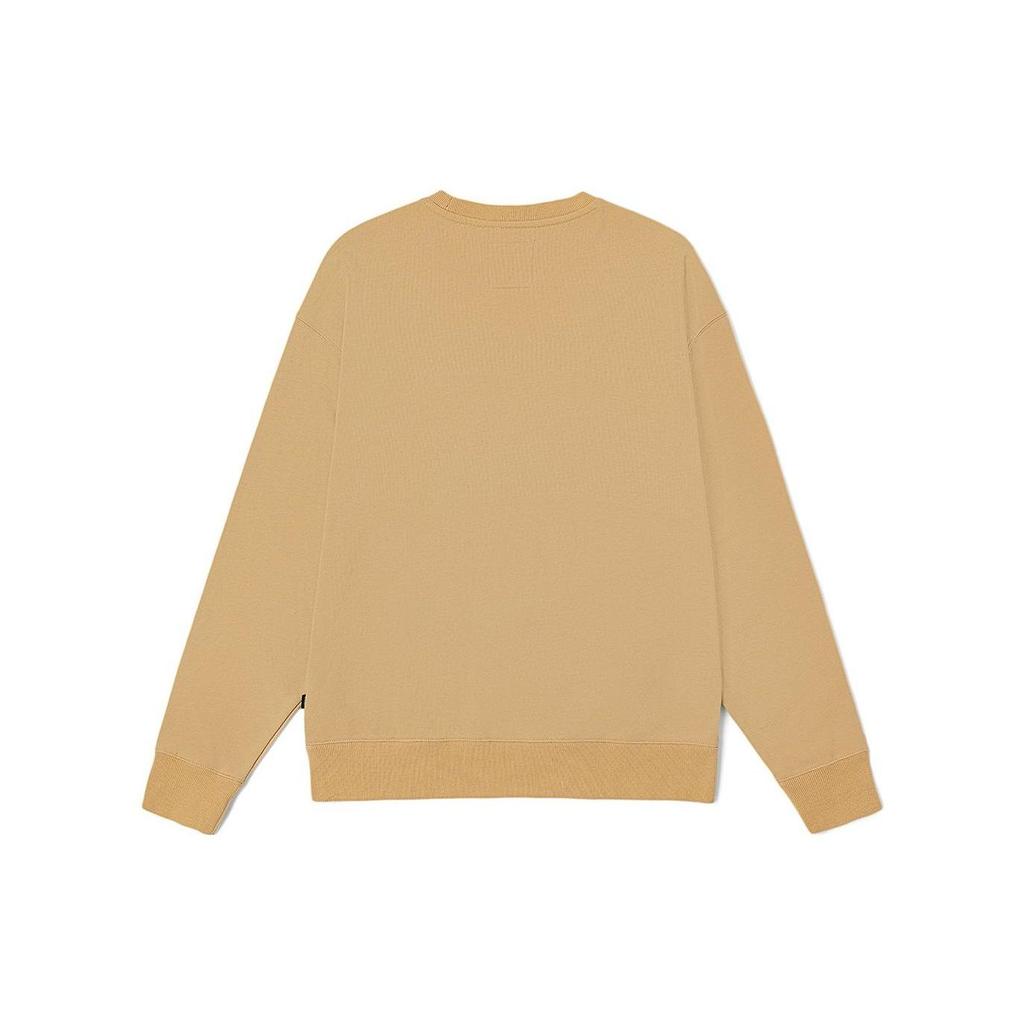 Vans Logo Print Color Block Pullover Casual American Sweatshirt Unisex Sweatshirt Terracotta VN0002HRYUU