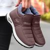 Women's Winter Velcro Fleece-Lined Ankle Boots - Warm Cotton Snow Shoes