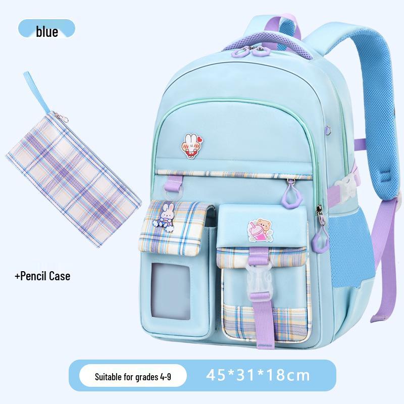 „Ultralehká školní taška s ochranou páteře pro dívky ze základních škol (Třídy 3-6)"