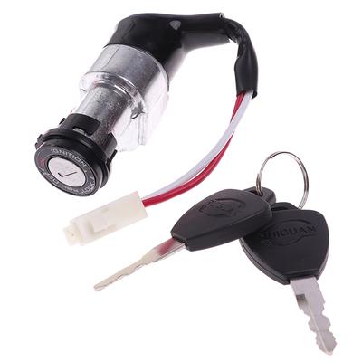 Hochleistungs-Universal-Batterieladegerät Mini-Schloss mit 2 Schlüsseln für Motorrad-Elektrofahrrad-Roller-E-Bike-Elektroschloss