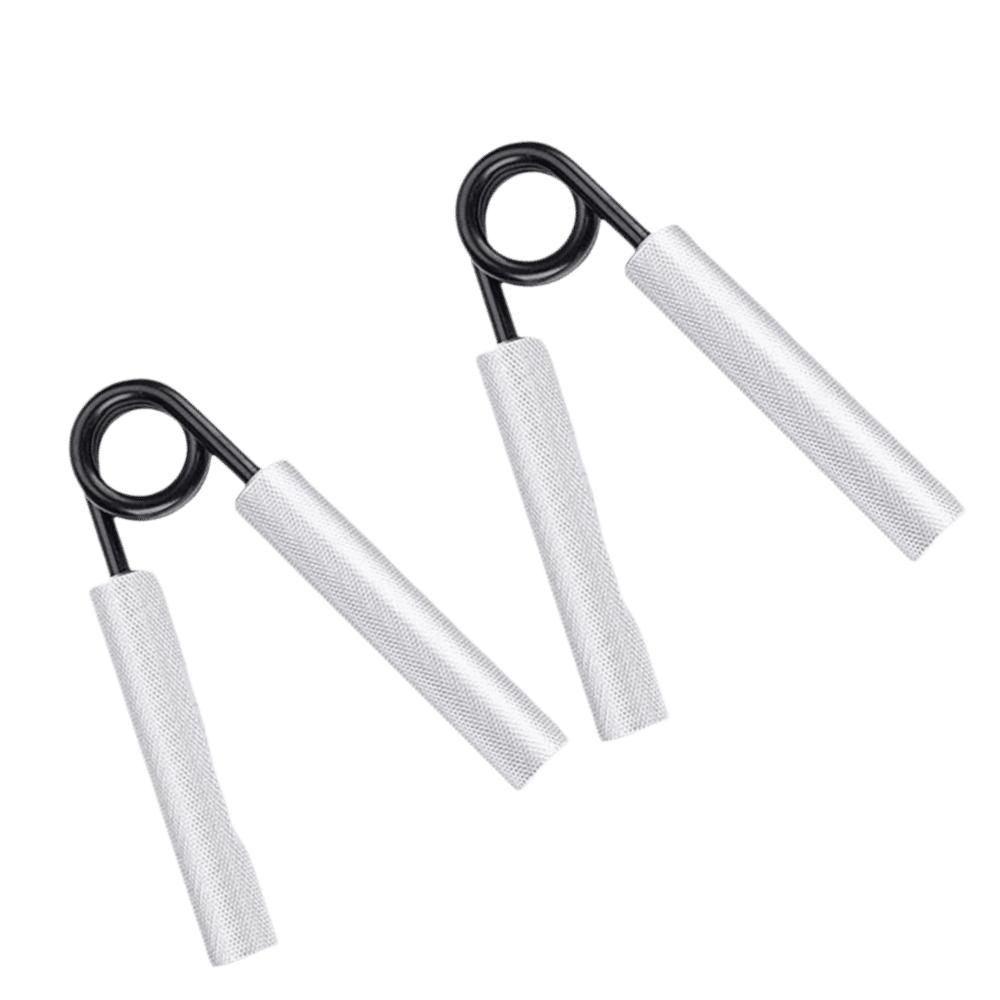 2pcs Spring Steel Hand Grip Strengthener Knurled Handles Forearm Trainer Arm Workout