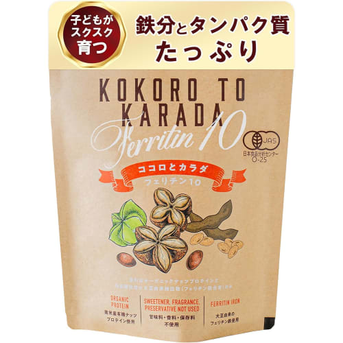 

Mind and Body Ferritin10 Children s Iron Ferritin Iron Organic Protein Powder, Additive-Free, Organic JAS USDA, 250g