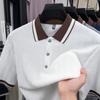 Summer Lapel Collar Short Sleeve Polo Shirt T-Shirt