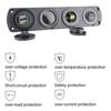 4 Holes Switch Panel Dual USB LED Port 12V Power Socket Digital Thermometer Voltmeter  for Boat Car Truck