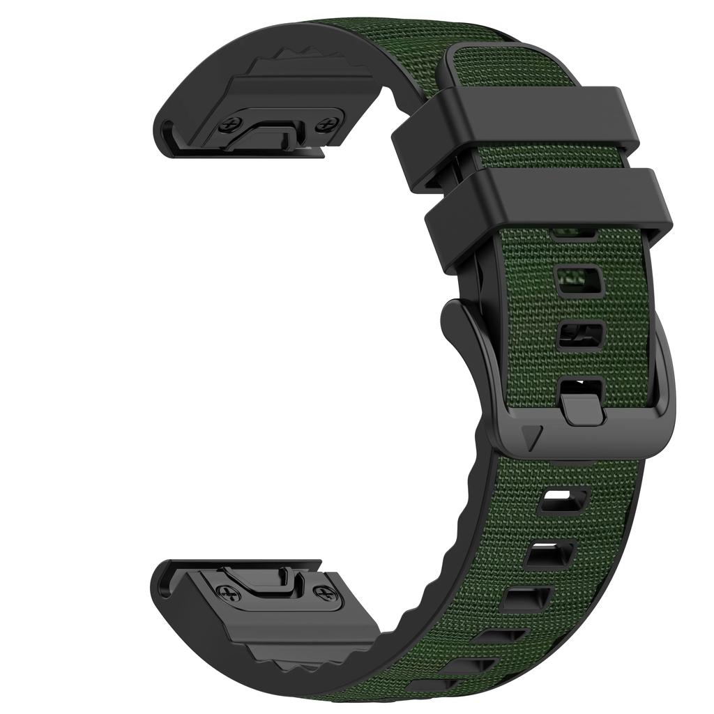 QuickFit 22/26mm Strap for Garmin Epix Pro/fenix 8 7 7X Pro Leather Silicone Watchband Forerunner 965 970 Enduro 3 Sport Bracele