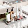 Silicone Vanity Tray for Bathroom Countertop Storage and Organization
