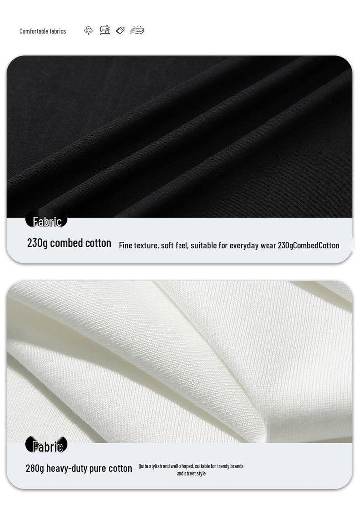 300g Men's Loose Round Neck Hooded Sweatshirt - Custom Logo Workwear for Spring and Autumn